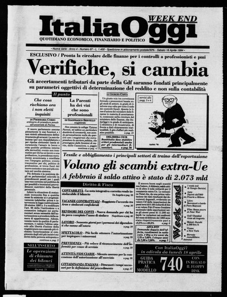 Italia oggi : quotidiano di economia finanza e politica